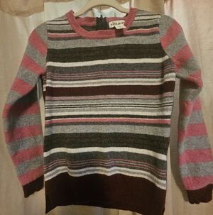 Artisan NY Women's Multicolor Striped Sweater (Pink and Brown)